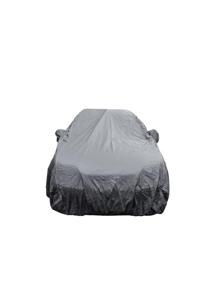 Generic - Waterproof Car Cover with Reflectors, Double Layer, Universal Fit for SUVs and Sedans (Length 222 x Width 77 x Height 59 inches), MT Best Buy, Durable Protection, Size LC - Image 1