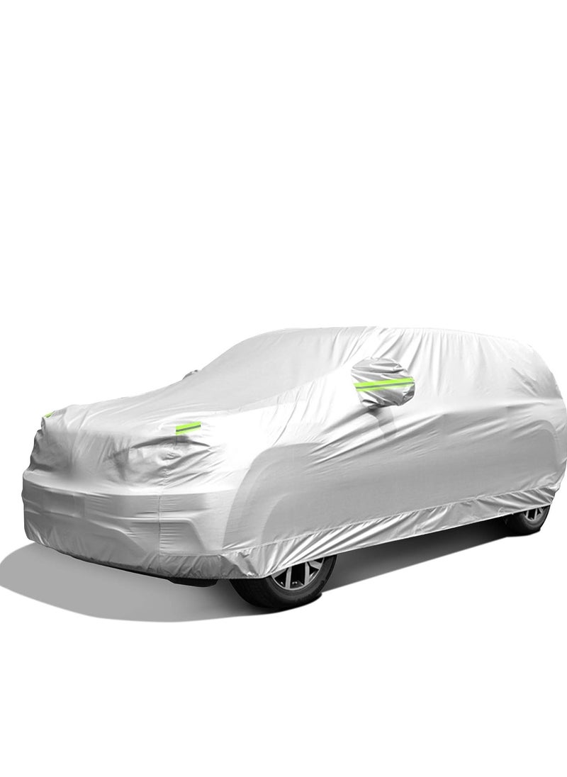 Generic - Waterproof Car Cover with Reflectors, Double Layer, Universal Fit for SUVs and Sedans (Length 222 x Width 77 x Height 59 inches), MT Best Buy, Durable Protection, Size LC - Image 1