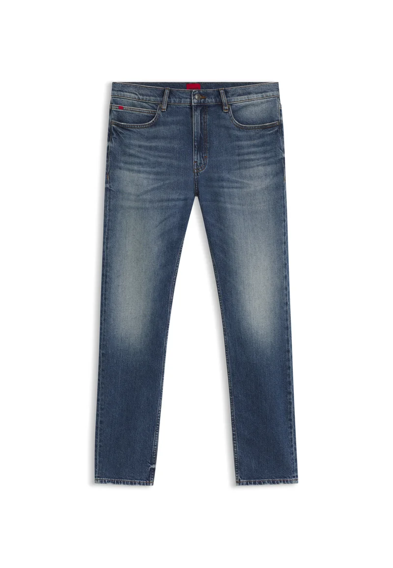 HUGO Slim-fit jeans in blue comfort-stretch denim