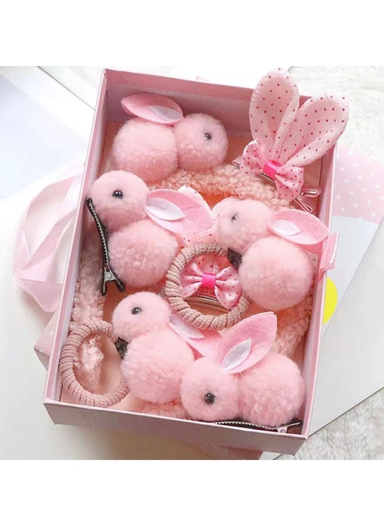 Goolsky Hair Ties Girls Hair Accessories, Baby Hair rabbit Cute Hair Ties Mini Hair Clips Little girls Hair Accessories for Thick Hair  - Image 1