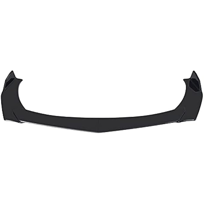 Domary 4 Pieces Car Front Bumper Lip Body Kit Spoiler Splitter ABS Bumper Canard Lip Splitter Universal - Image 2