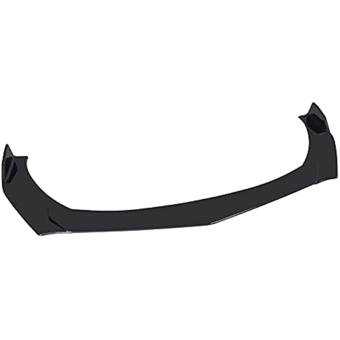 Domary 4 Pieces Car Front Bumper Lip Body Kit Spoiler Splitter ABS Bumper Canard Lip Splitter Universal - Image 3