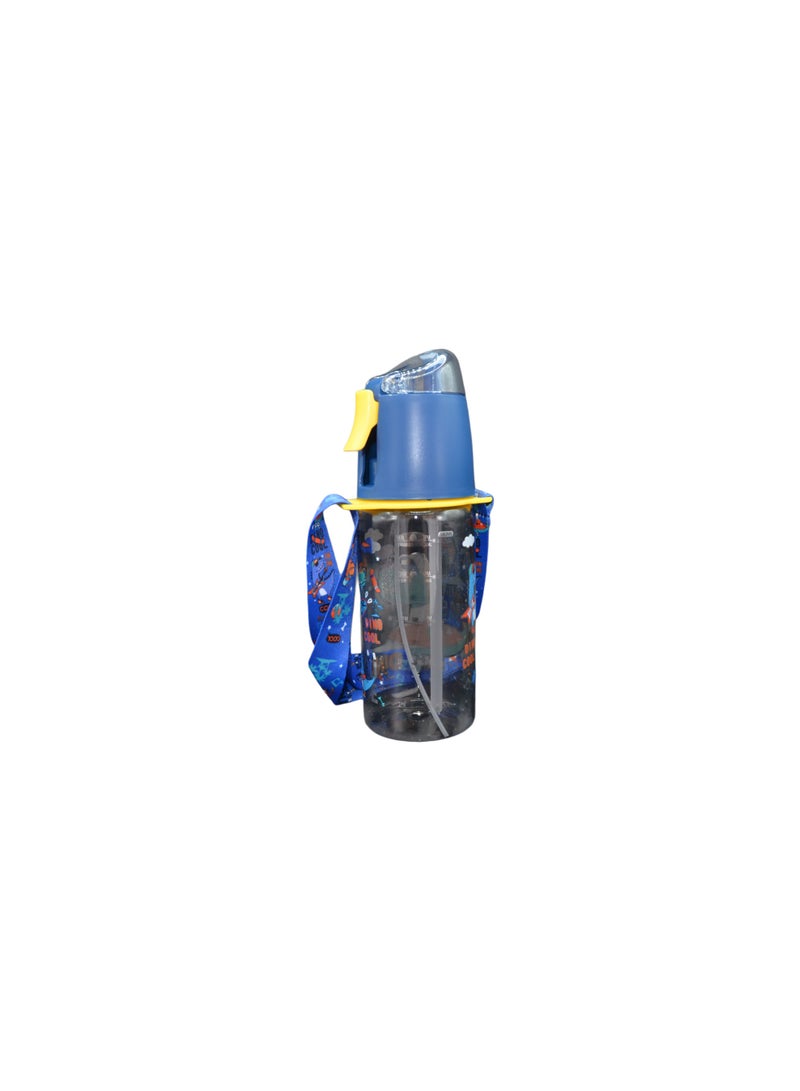 Five dream house Dinosaur Theme Kids Water Bottle Spray Cup, 580ML Leakproof Water Bottle with Adjustable Shoulder Strap, Portable Drinking & Cooling Cup for Kids - Image 4