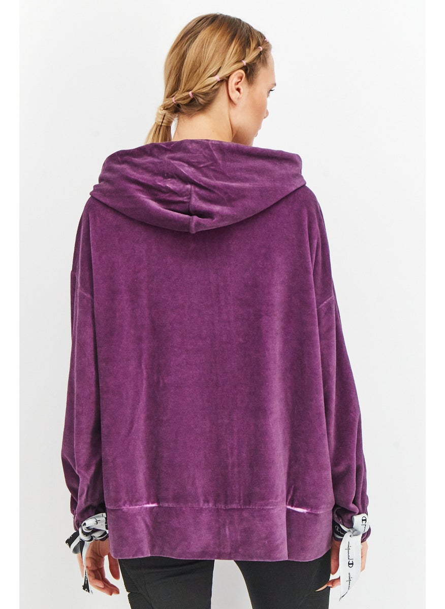 Champion - Women Sportswear Fit Long Sleeve Hoodies, Violet - Image 1