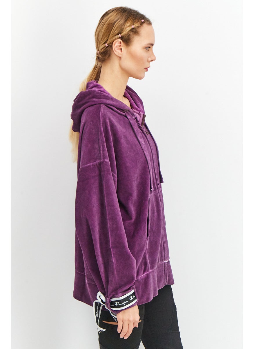 Champion - Women Sportswear Fit Long Sleeve Hoodies, Violet - Image 1