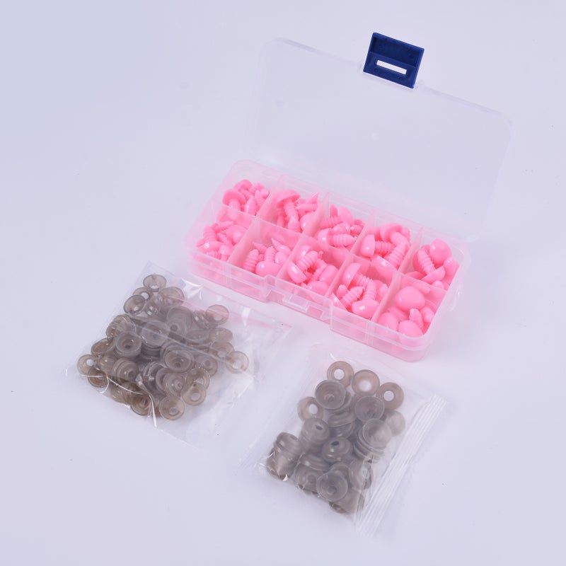 Craft Toy Accessories Doll Toy Doll Teddy Bear Eyes Nose Boxed Triangular Light Nose Diy Accessories - Image 4