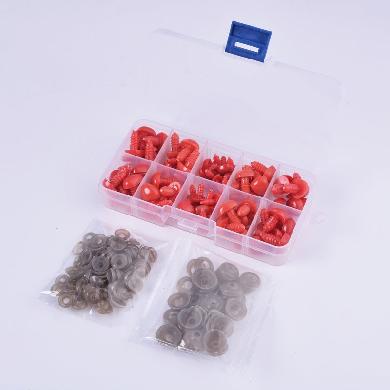 Craft Toy Accessories Doll Toy Doll Teddy Bear Eyes Nose Boxed Triangular Light Nose Diy Accessories - Image 5