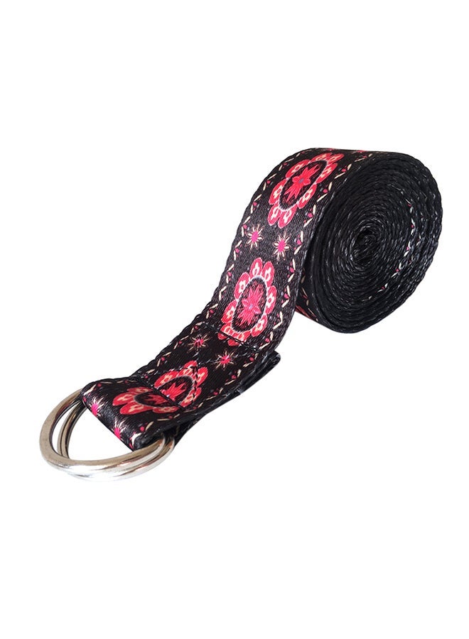NIBEMINENT Printed Yoga Stretching Strap  - Image 1