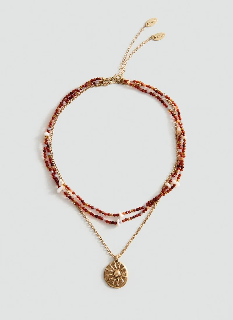MANGO Set 2 combined necklaces