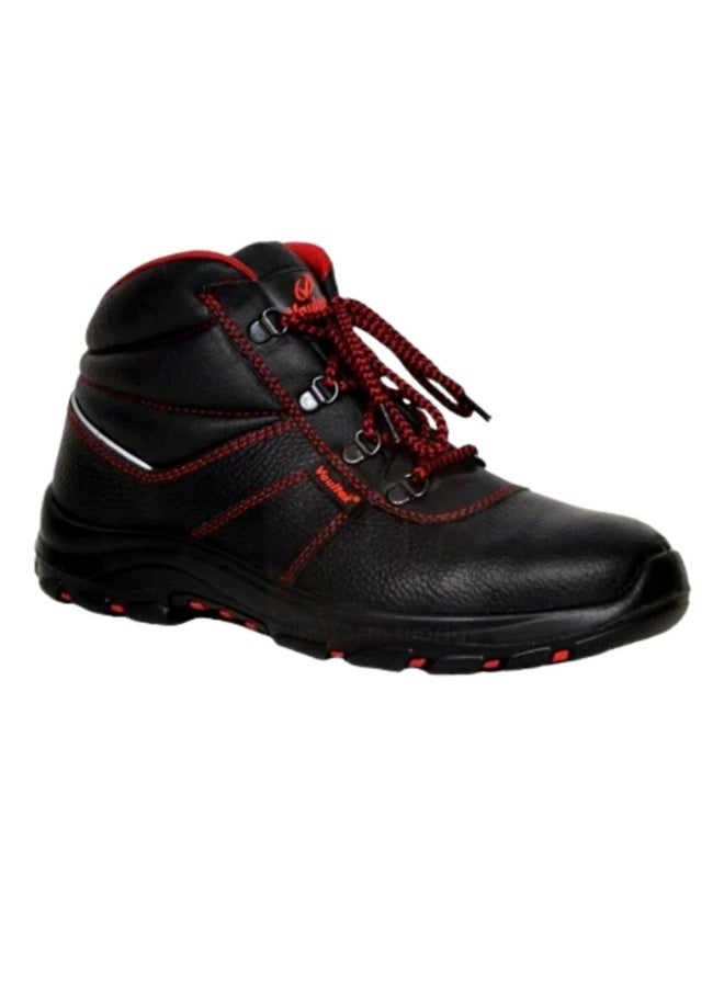 Vaultex MDJ High Ankle S3 HRO Steel Toe Safety Shoes, Black, 40 - Image 1
