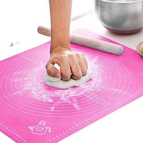 JB Export Silicone Baking Mat Silicone Chapati Atta Kneading Mat Non-Stick Fondant Rolling Mat Stretchable for Kitchen Roti Chapati Cake – Multicolor - Image 1