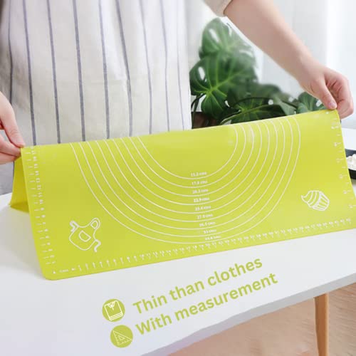 JB Export Silicone Baking Mat Silicone Chapati Atta Kneading Mat Non-Stick Fondant Rolling Mat Stretchable for Kitchen Roti Chapati Cake – Multicolor - Image 5