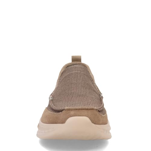 SKECHERS Slade - Munson Dual Gore Slip On W/Suede Overlays,Light Brown,12 Medium - Image 3