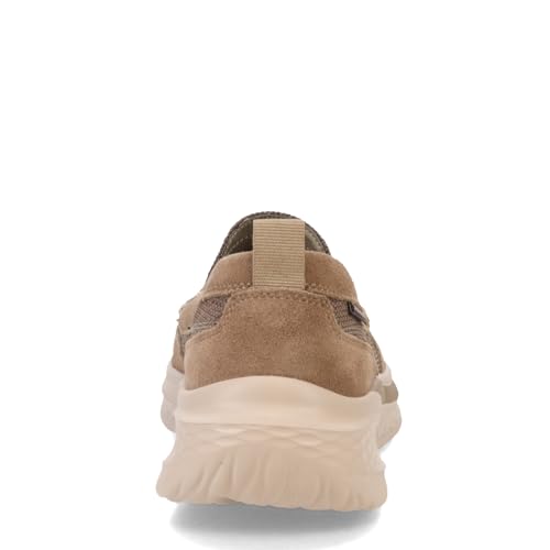 SKECHERS Slade - Munson Dual Gore Slip On W/Suede Overlays,Light Brown,12 Medium - Image 5