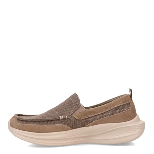SKECHERS Slade - Munson Dual Gore Slip On W/Suede Overlays,Light Brown,12 Medium - Image 4