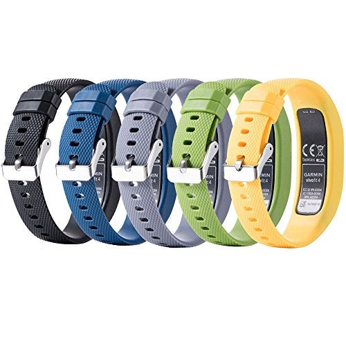 QGHXO Band for Garmin Vivofit 4, Soft Silicone Replacement Watch Band Strap for Garmin Vivofit 4 Activity Tracker - Image 2