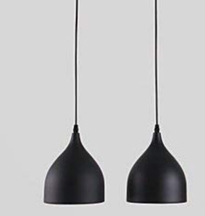 GreyWings Aluminium Hanging Shade Light, Black, Pack of 4 - Image 4