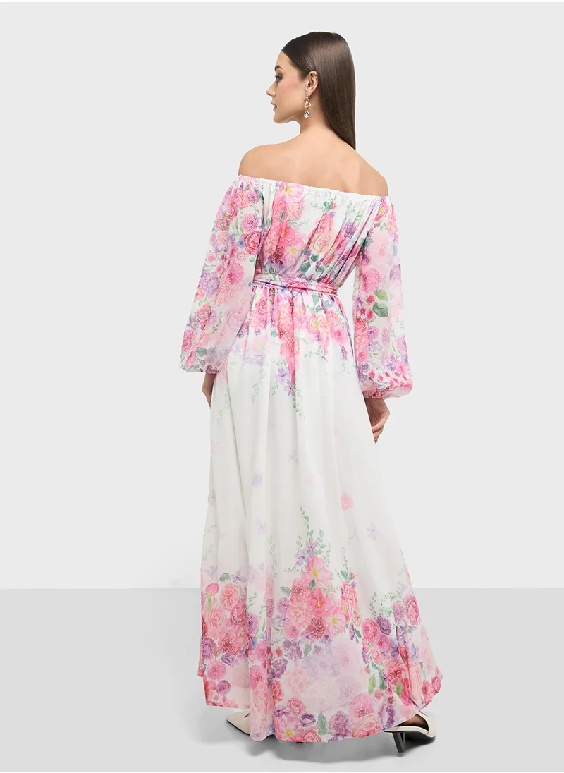 ايلا Floral Print Dress