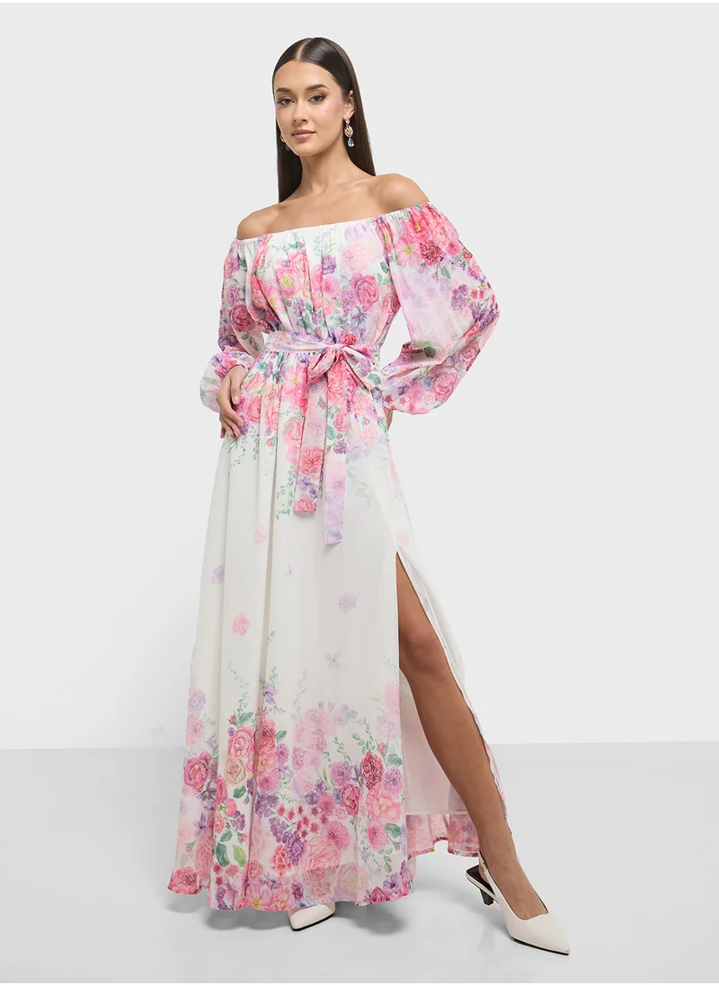 ايلا Floral Print Dress