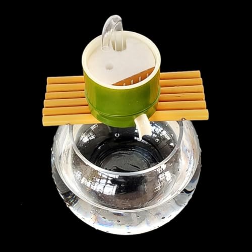 Gaderth Bamboo Tube Filter, Aquarium Hang On Filter with USB Water Pump, 3-in-1 Plastic Water Flow Device,Small Fish Tank Filter and Waterfall Decoration Filter - Image 2