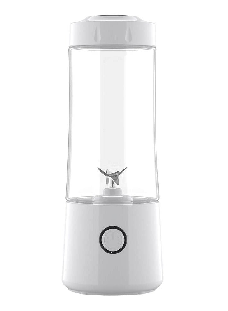 SOLARAE Portable Personal Blender with 3000 mAh Rechargeable Battery, 6 Blades for Smoothies and Shakes, Mini Juicer Cup for Home, Travel, Sports, and Kitchen (White) - Image 4