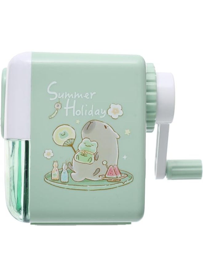 M&G Desk Sharpener, Vibrant Design with Reliable Blade for Standard and Colored Pencils, Assorted Colors - Image 2