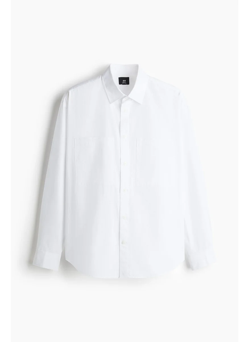 اتش اند ام Loose Fit Poplin Shirt