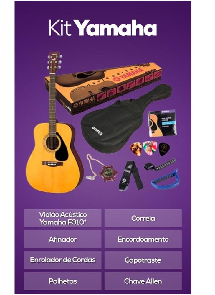 YAMAHA - Yamaha F310P Acoustic Guitar Package - Natural - Image 1