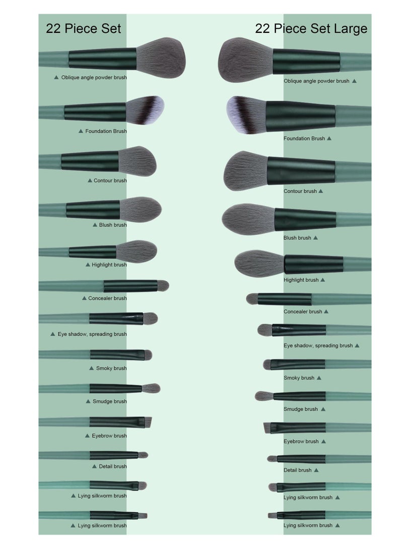 Makeup Brushes Makeup Kit Brush Eyeshadow Brush Make up Brushes Set Makeup Brush Set Foundation Blending Face Powder Blush Concealers Eye Shadows Make Up Brushes Kit - Image 2