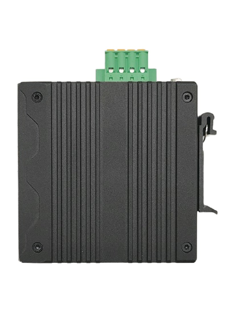 2-port 10/100/1000Base-T to 2-port 100/1000Base-X unmanaged Industrial Media Converter, DC12-58V input, redundant dual power supply, Din-rail installation - Image 4