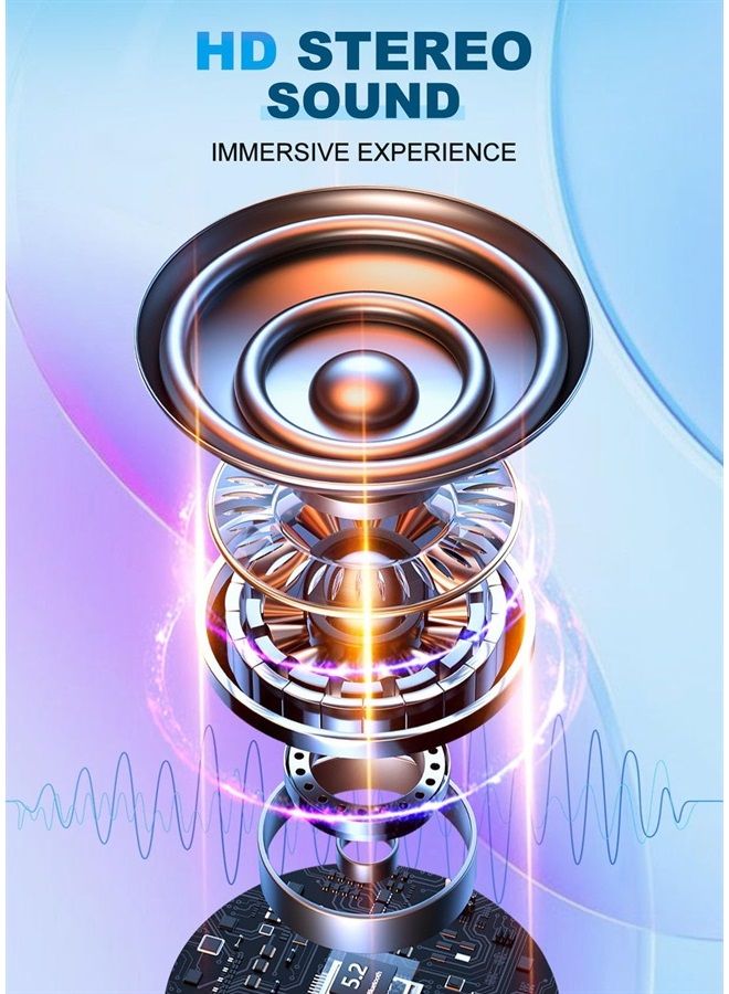 TOPOINT Sleep Headphones, Bluetooth Sleep Mask with Bluetooth Headphones, Sleeping Headphones for Side Sleepers Sleep Eye Mask Travel Music Headsets with Microphone Handsfree Men Women Girls Gifts - Image 4