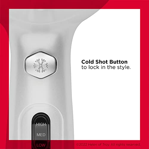 REVLON Volume Booster, Hair Dryer with Curl Enhancing Diffuser | Increase Volume, Decrease Frizz and Damage, Fast Drying, 1875 Watts (White) - Image 4