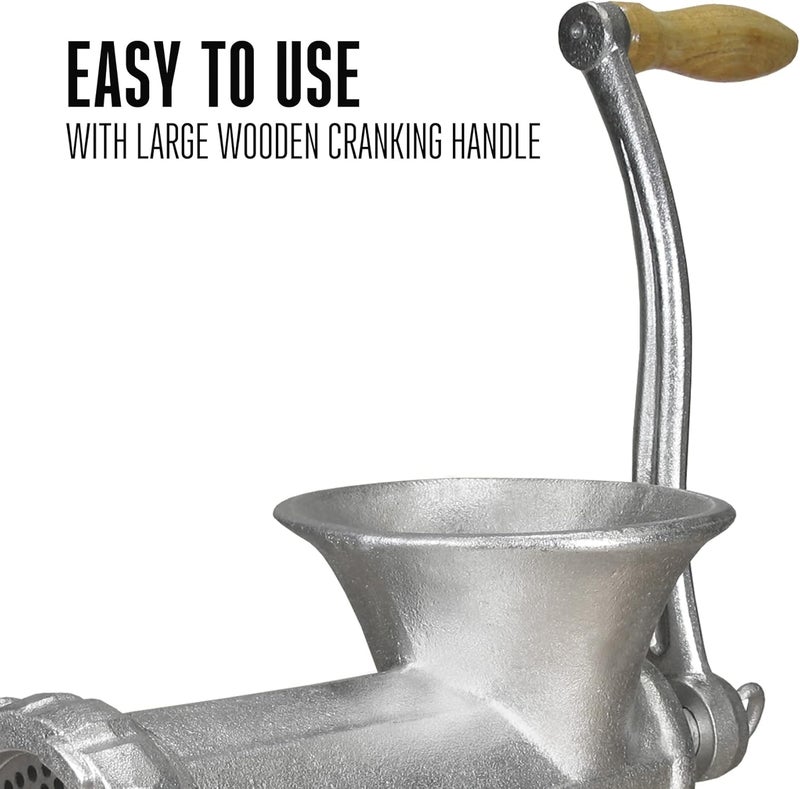 Weston Weston 22 Manual Tinned Meat Grinder and Sausage Stuffer Silver  - Image 4