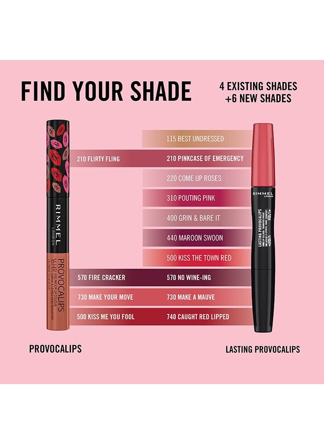 RIMMEL LONDON - Lasting Provocalips Liquid Lipstick 400 Grin & Bare It - Image 1