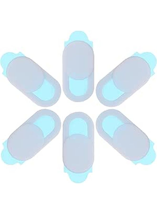6 Pcs White Webcam Cover Slider Privacy Protector for Laptop Tablet Desktop and Phone - Image 1