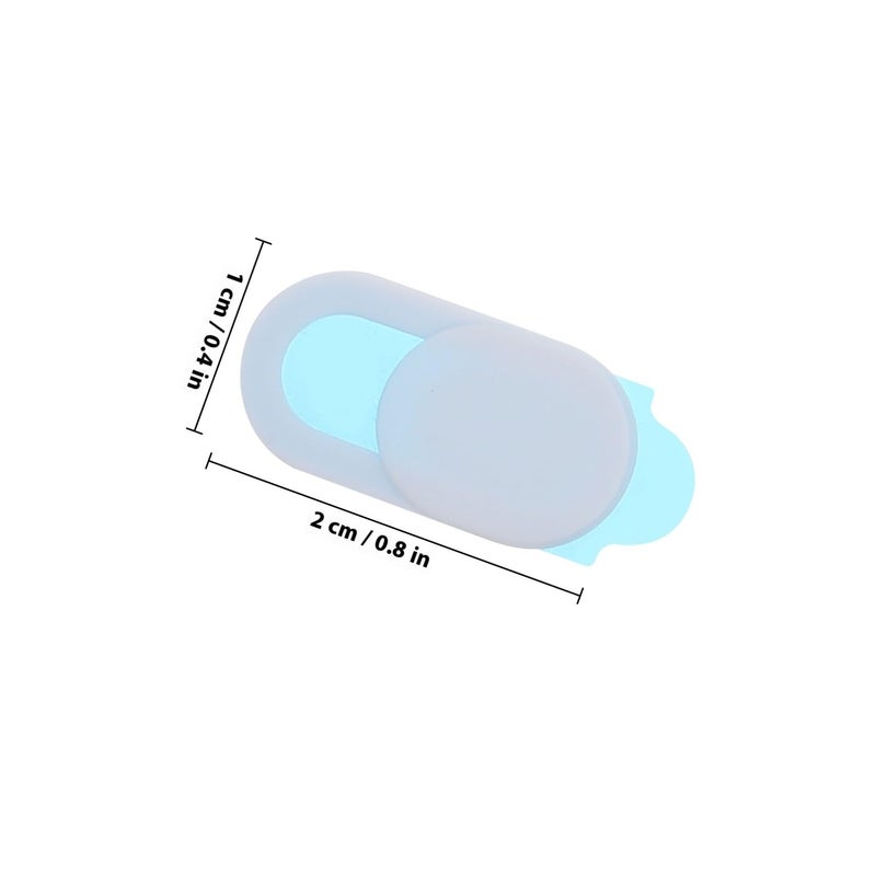 6 Pcs White Webcam Cover Slider Privacy Protector for Laptop Tablet Desktop and Phone - Image 3