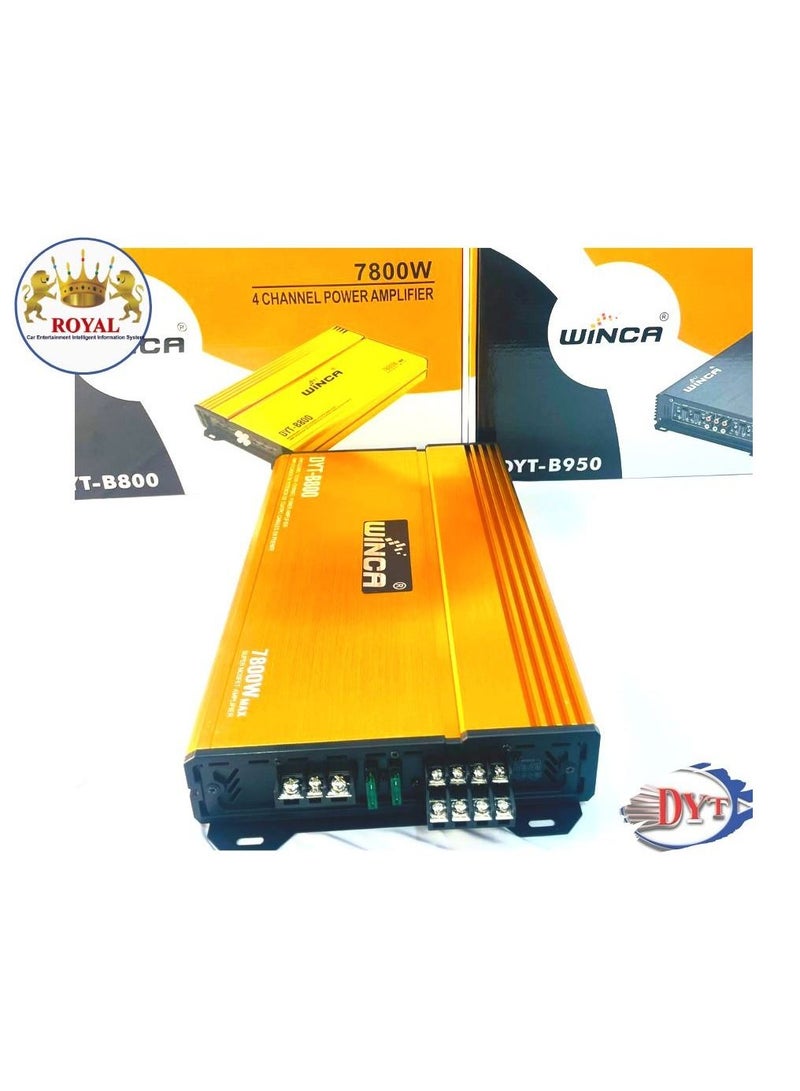 Royal Amplifier  Winca  (DYT-B800) 4Channel 7800W 80RMS - Image 3