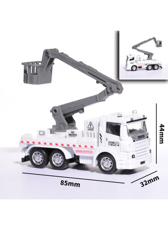 Children's 1:64 Alloy Car Baazi Model Sliding Toy Metal Engineering Vehicle Urban Traffic Boy Toy 