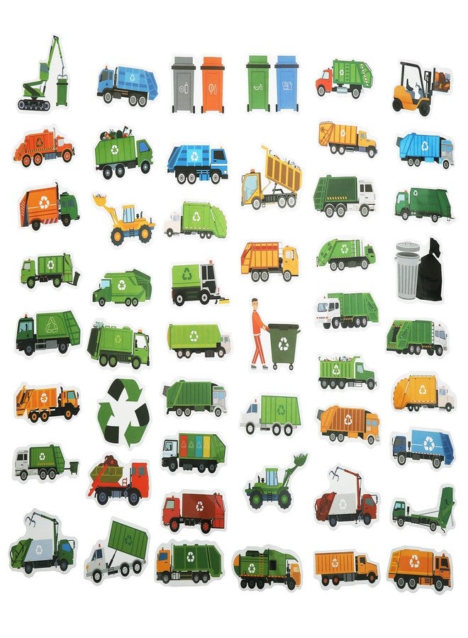 Cleverplay 100 Pack Garbage Truck Stickers, Garbage Truck Party Favors, Birthday Decorations Gifts - Image 3