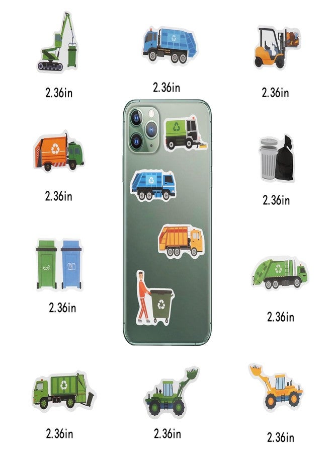 Cleverplay 100 Pack Garbage Truck Stickers, Garbage Truck Party Favors, Birthday Decorations Gifts - Image 5