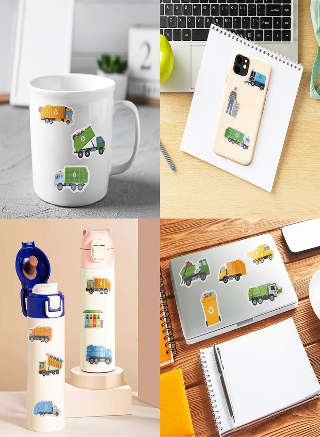 Cleverplay 100 Pack Garbage Truck Stickers, Garbage Truck Party Favors, Birthday Decorations Gifts - Image 4