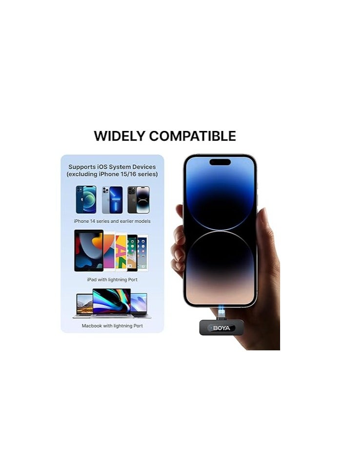 BY-V3 Combo 2.4G Wireless mic Kit TYPE-C & IOS + Charging Case