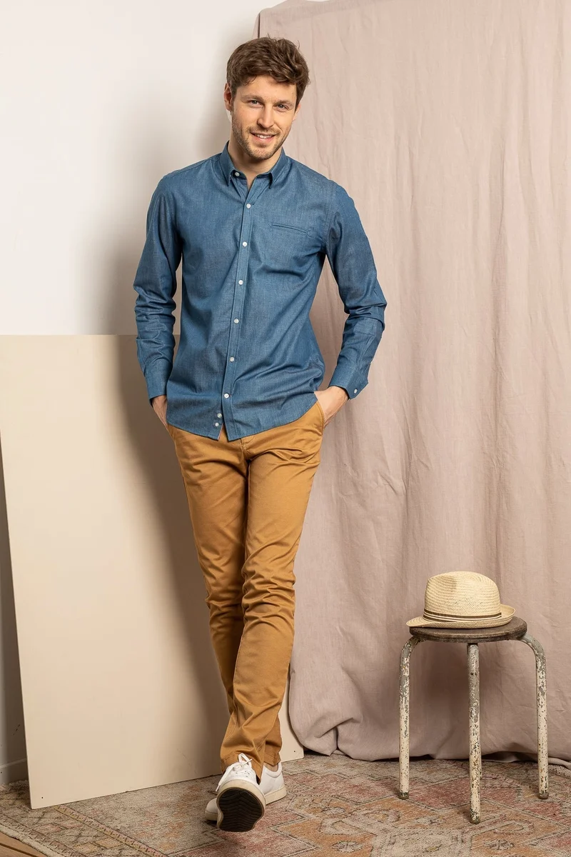 Jaqk W.Selvedge - Light Denim Shirt 100% Cotton