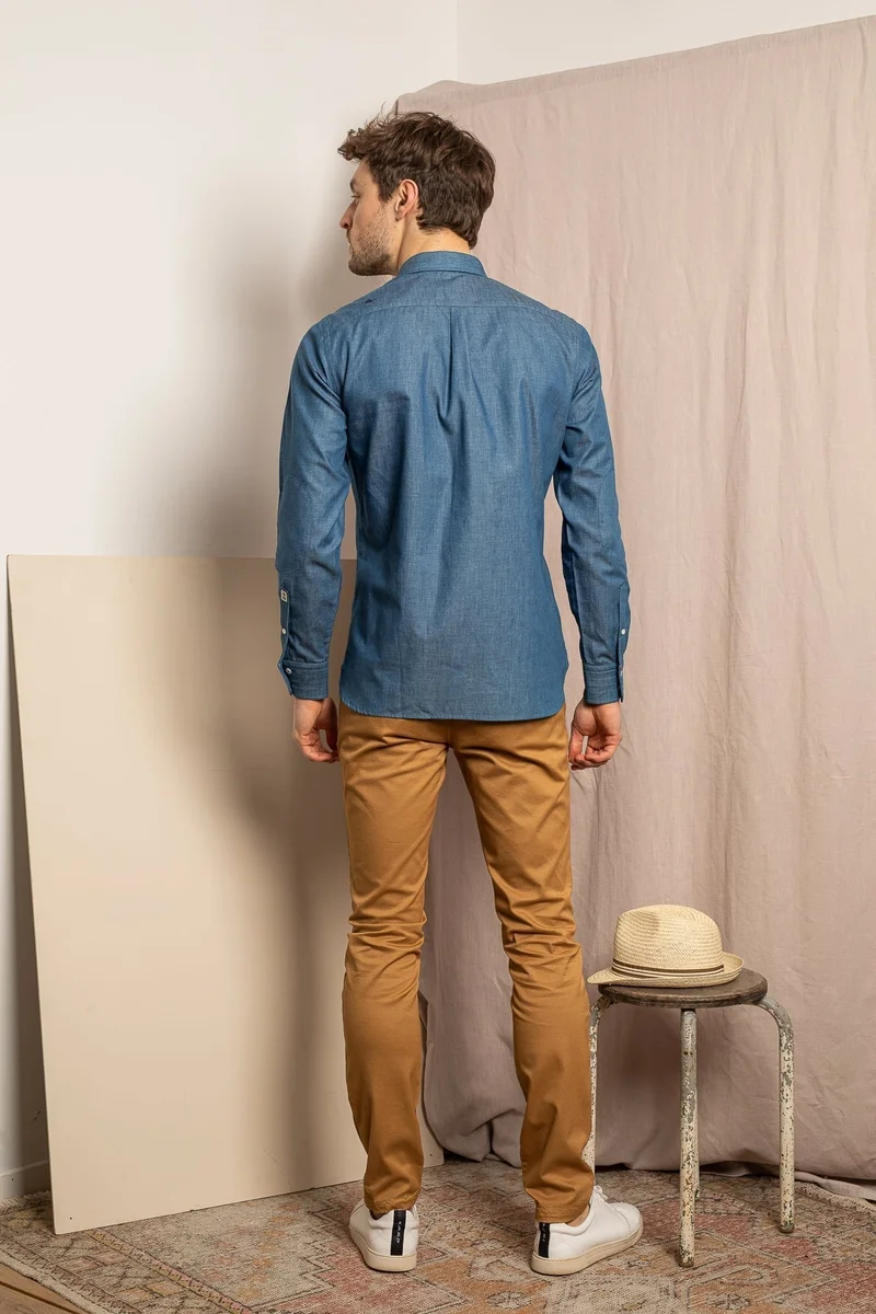 Jaqk W.Selvedge - Light Denim Shirt 100% Cotton