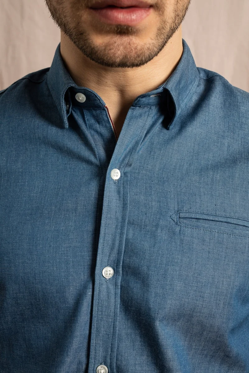 Jaqk W.Selvedge - Light Denim Shirt 100% Cotton