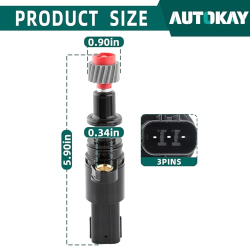 AUTOKAY Automatic Trans Transmission Vehicle Speed Sensor Fits for Honda Civic 1.7L 2001-2005 Re#1433066 78410-S5A-912 - Image 4