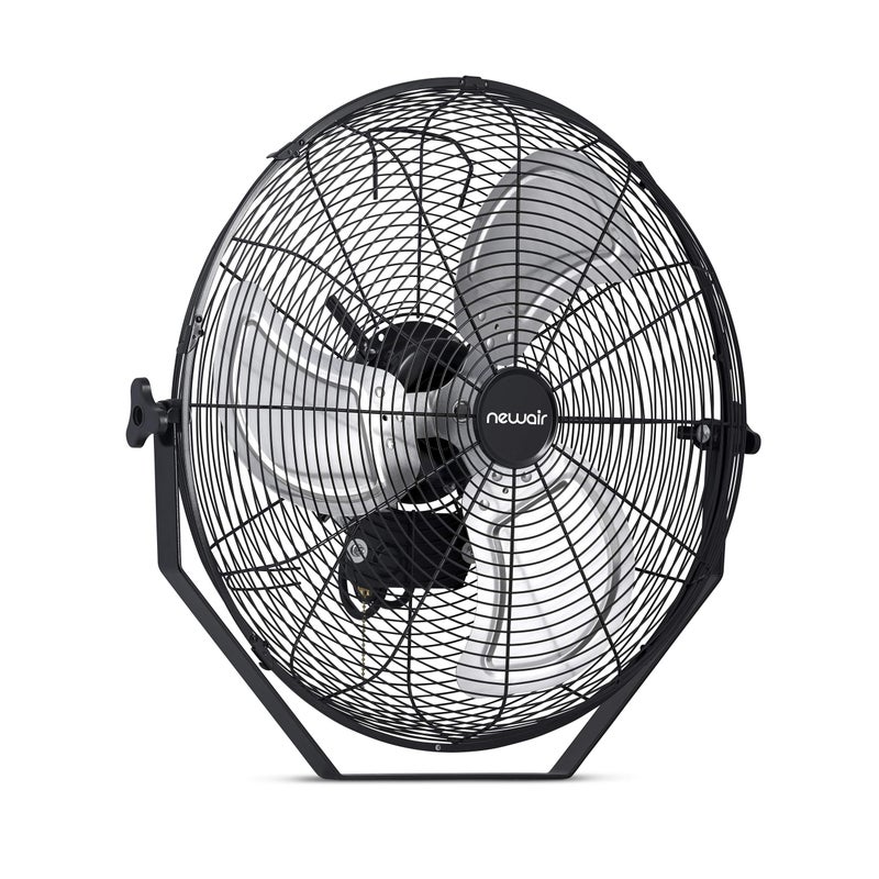 NewAir NewAir 18 Outdoor High Velocity Wall Mounted Fan with 3 Fan Speeds and Adjustable Tilt Head NIF18WBK01 