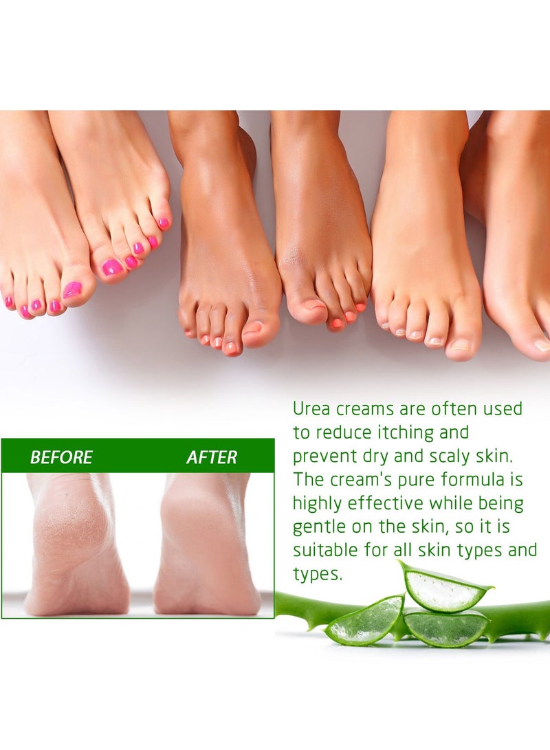 EELHOE Allantoin 40% cream for cracked rough thick and dry skin soothes and softens feet , elbows and knees - Image 2