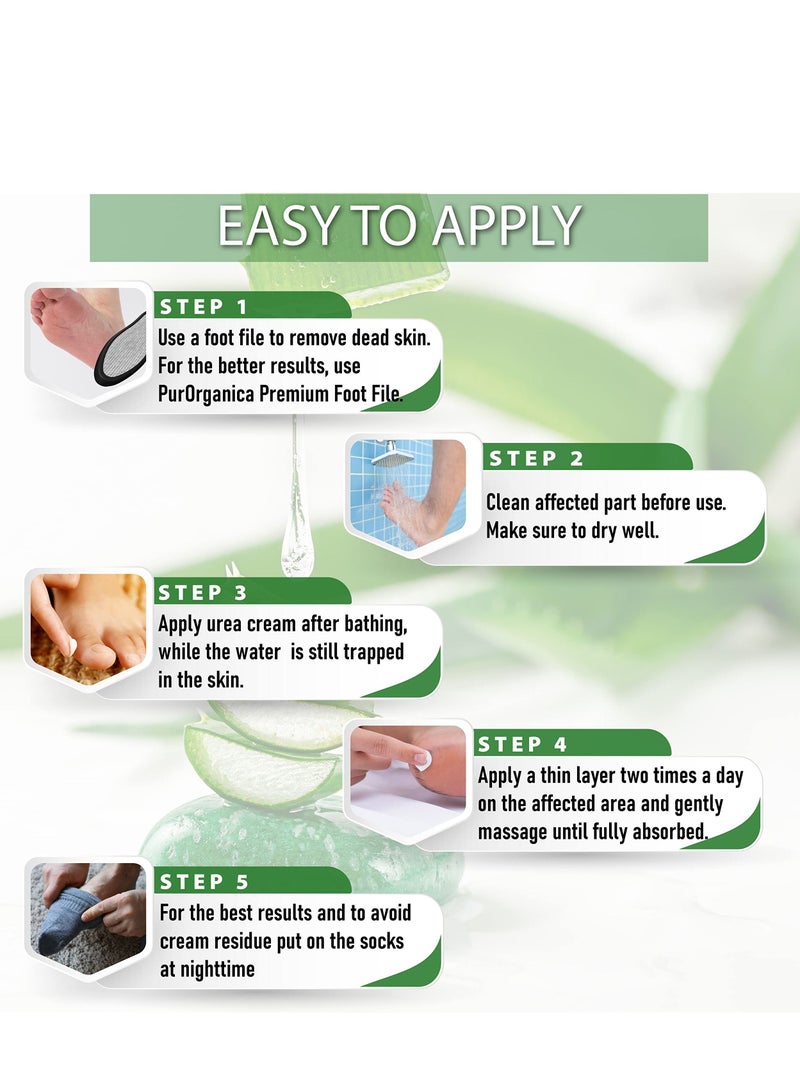 EELHOE Allantoin 40% cream for cracked rough thick and dry skin soothes and softens feet , elbows and knees - Image 5