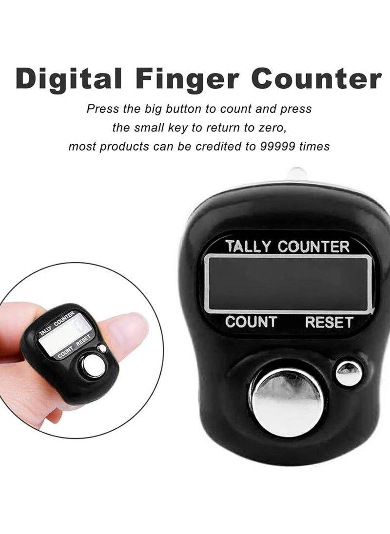 Generic - Universal digital finger counter with 5-digit reset and digital LCD display, specially designed for golf hand counting, merchandise counting, and knitting wrap tracking. - Image 1